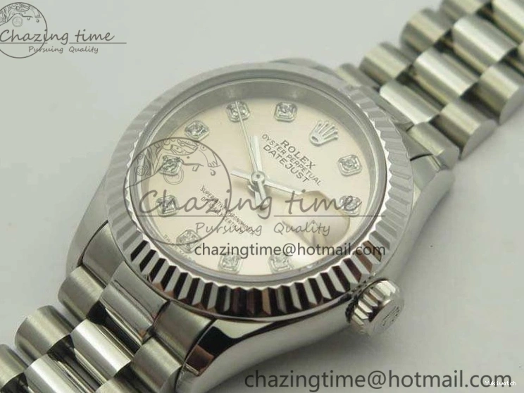 Silver SS DateJust Dial Edition BP Maker 28mm SS Best Diam ETA2671 On Bracelet 0116